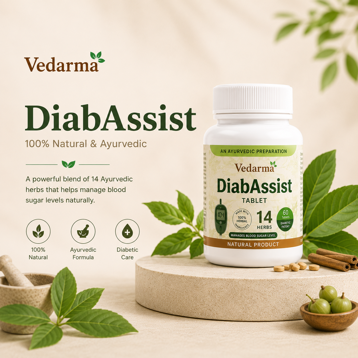 Diabassist Tablets Control Blood Sugar Naturally