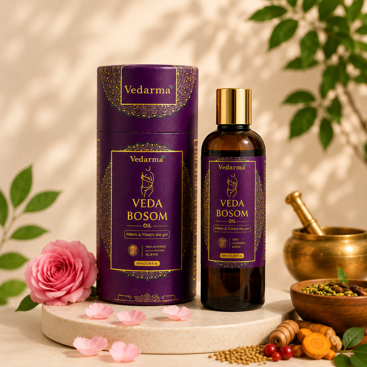 Veda Bosom Ayurvedic Breast Massage Oil