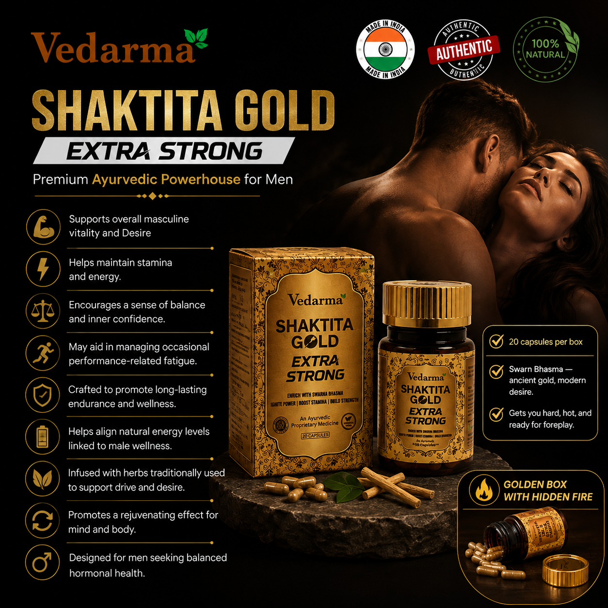Shaktita Capsules Natural Testosterone Booster
