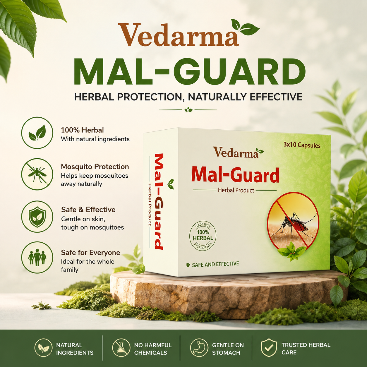 Mal Guard Herbal Product For Malarial Fever