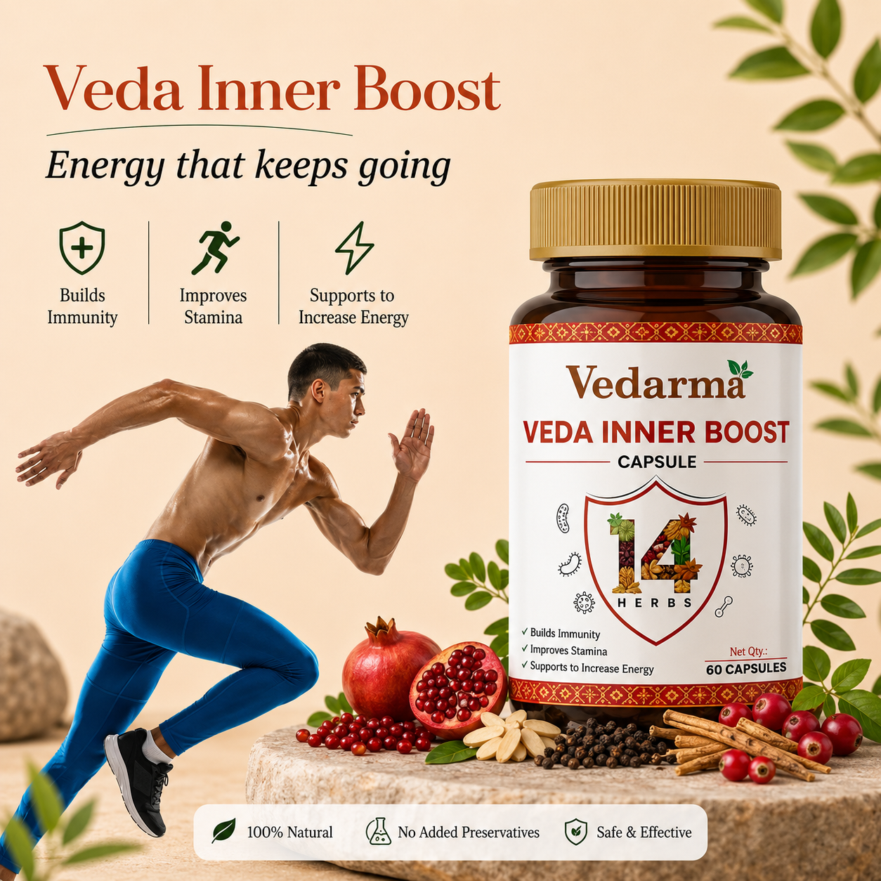 Veda Inner Boost Capsule - Ayurvedic Immunity Booster