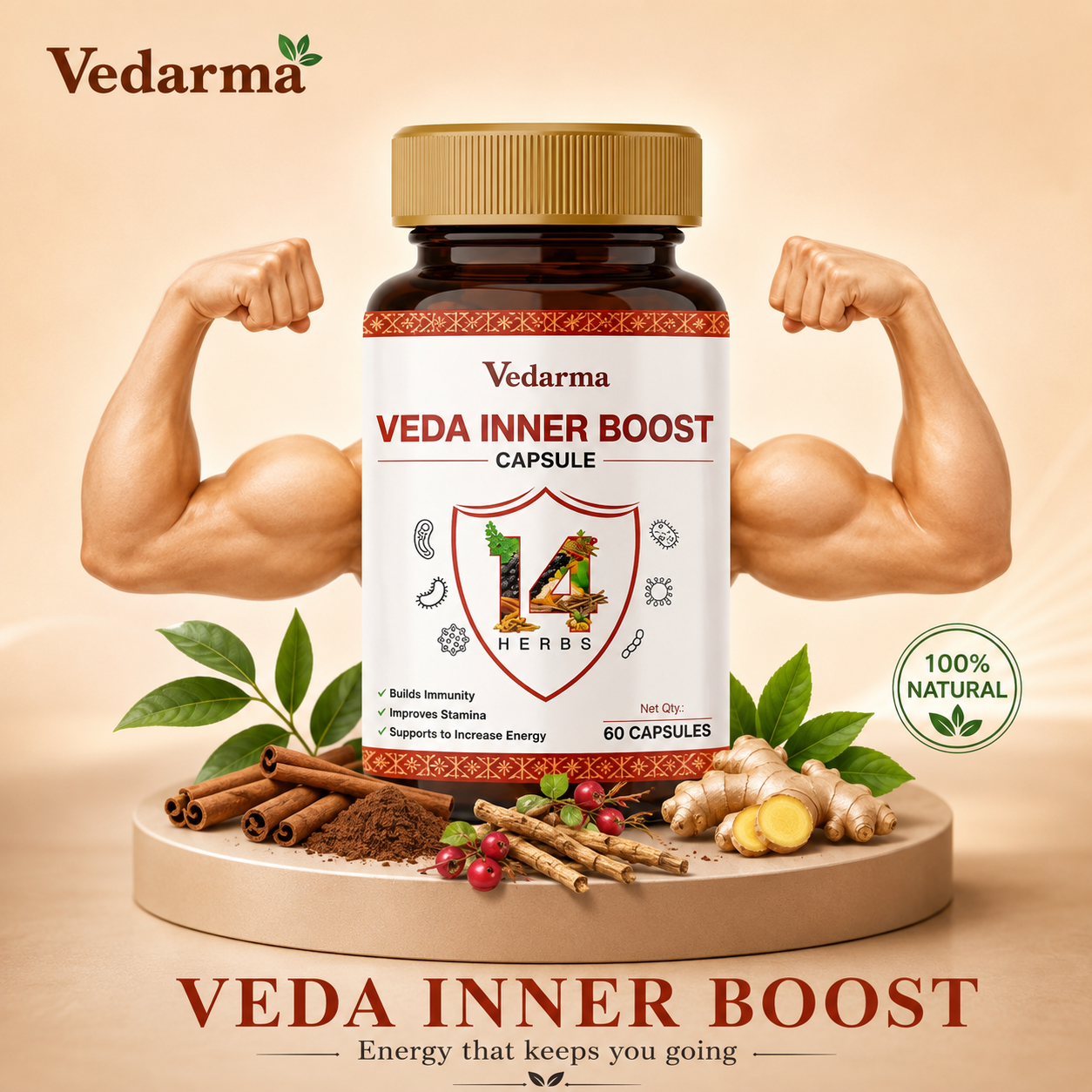 Veda Inner Boost Capsule - Ayurvedic Immunity Booster