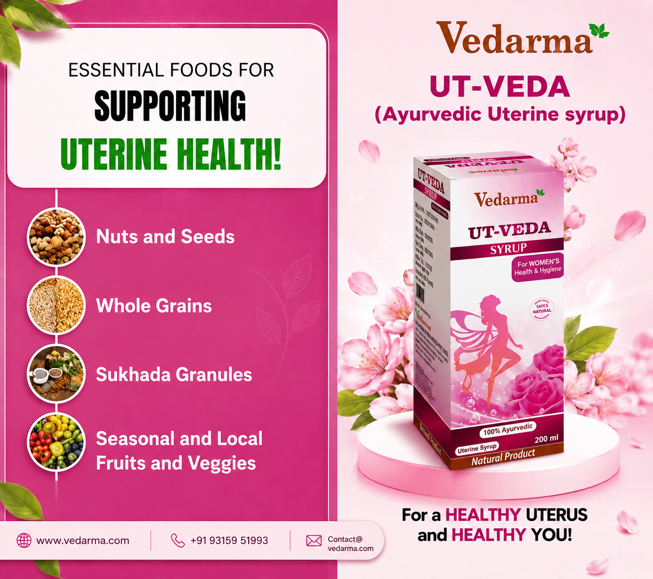 UT Veda Ayurvedic Medicine For PCOD Irregular Periods