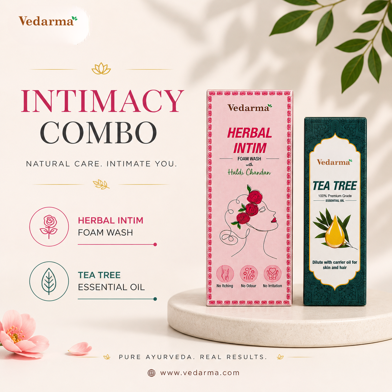 Herbal intim wash + Tea Tree Oil