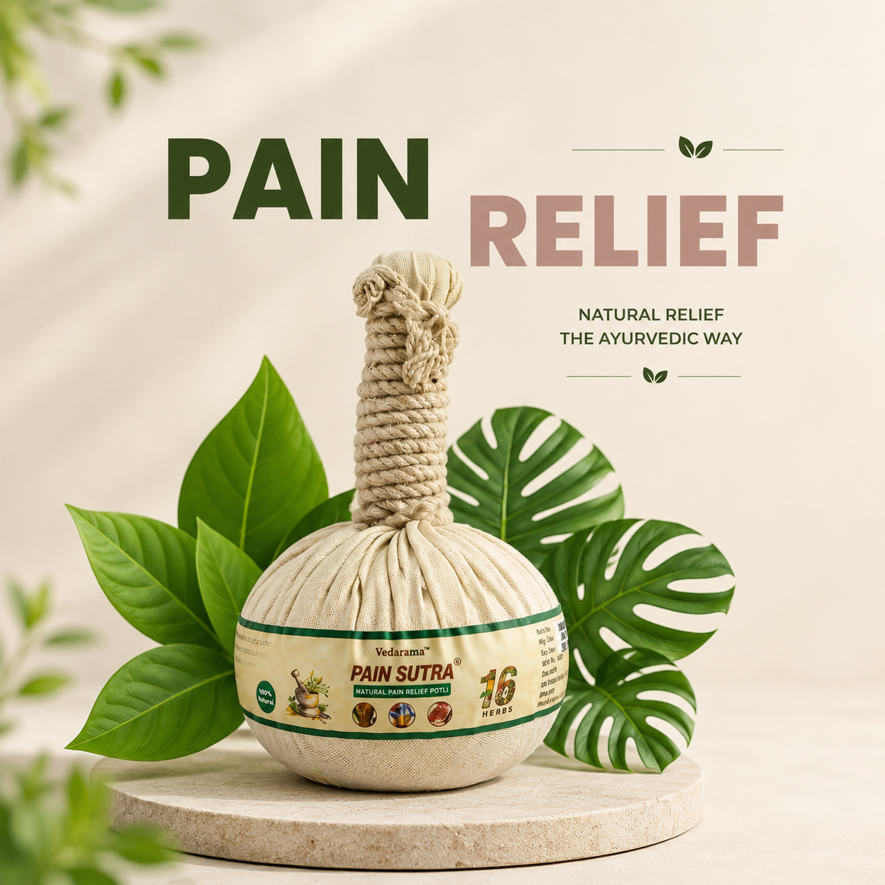 Pain Sutra-Natural Pain Relief Potli Joint Pain, Arthritis Pain, Back Pain