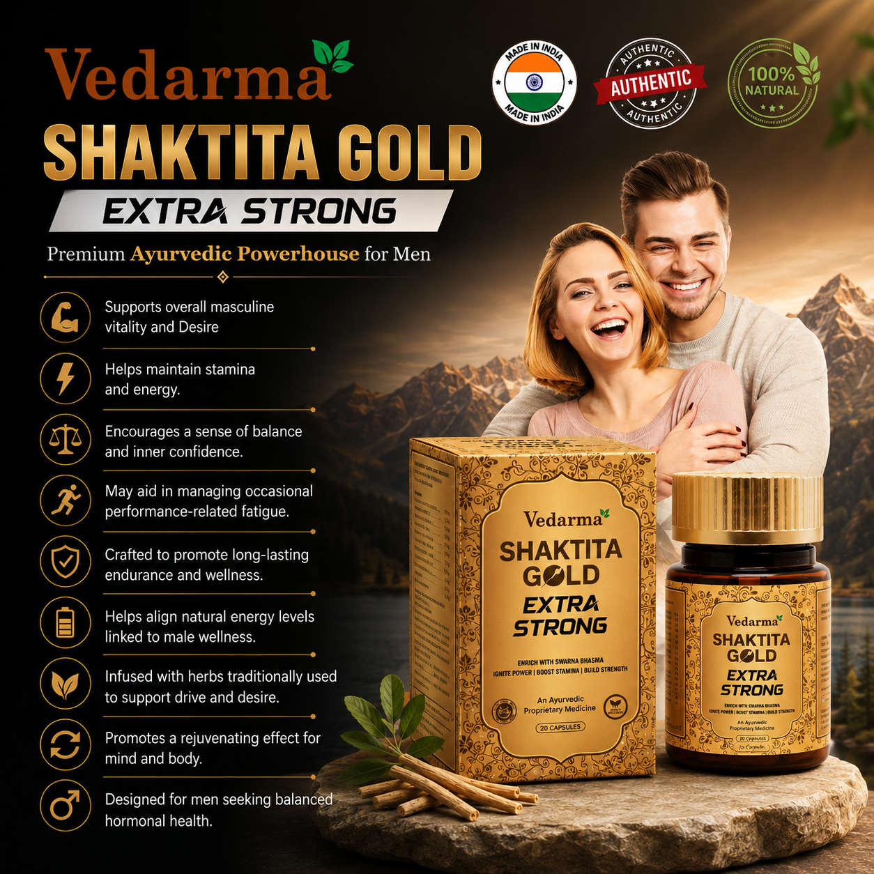 Shaktita Capsules Natural Testosterone Booster