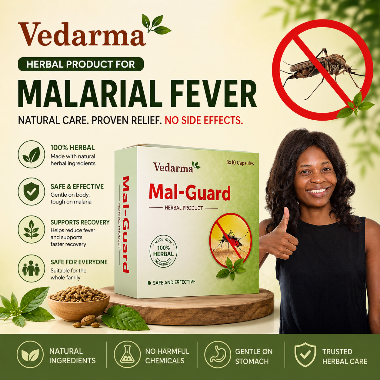 Mal Guard Herbal Product For Malarial Fever