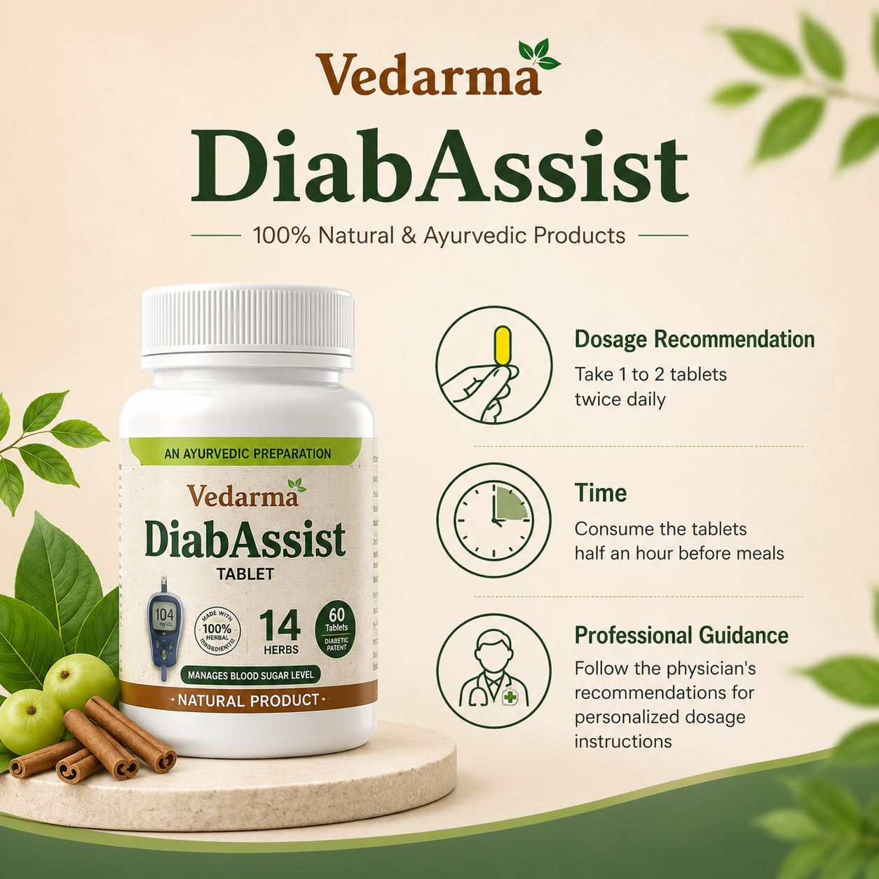 Diabassist Tablets Control Blood Sugar Naturally