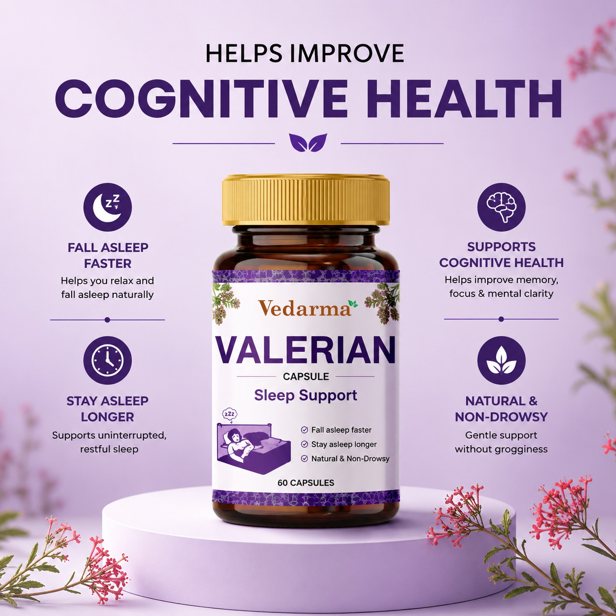 Valerian Capsule - Natural Sleep Support and Stress Relief