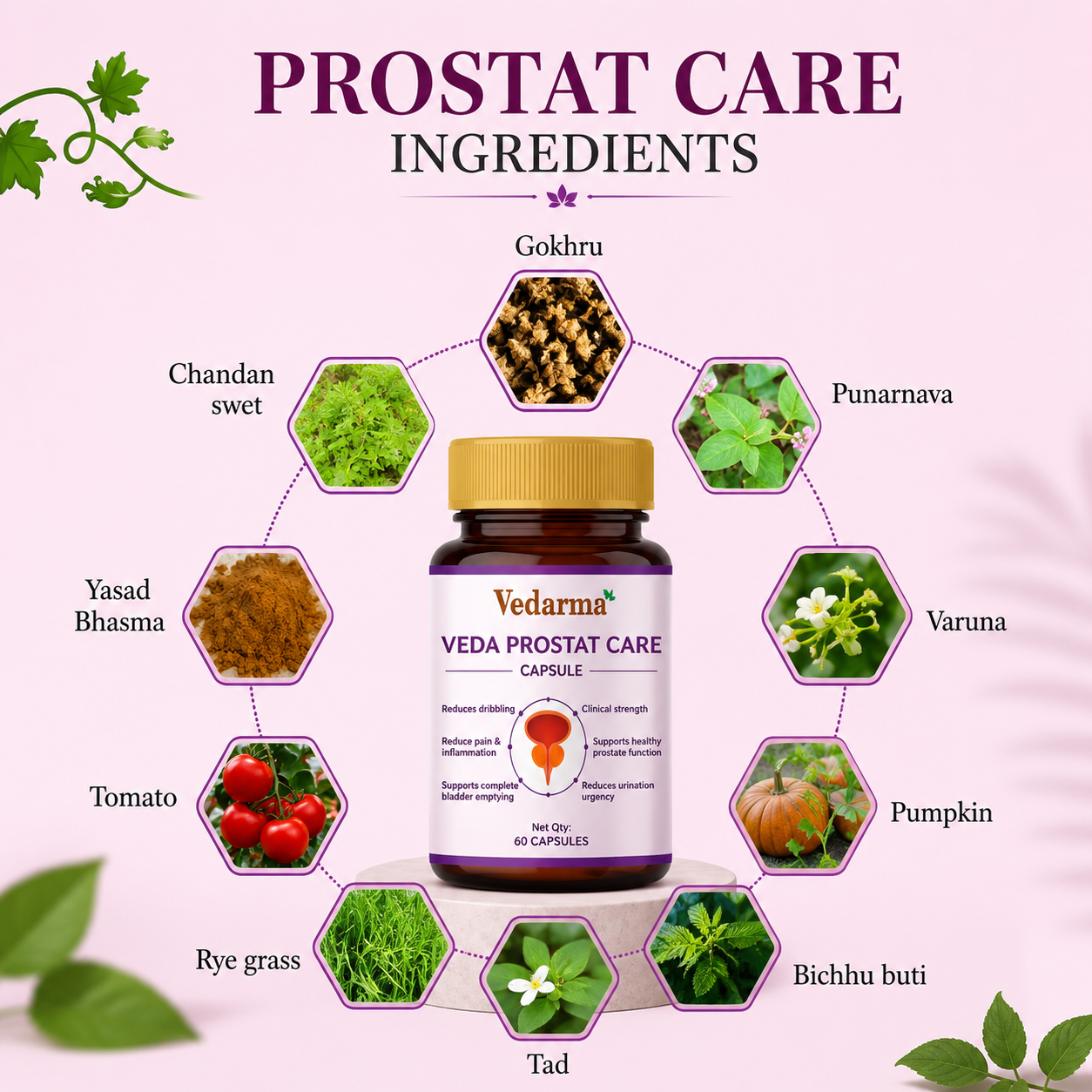Veda Prostat Care Capsule – Ayurvedic Medicine for Prostate