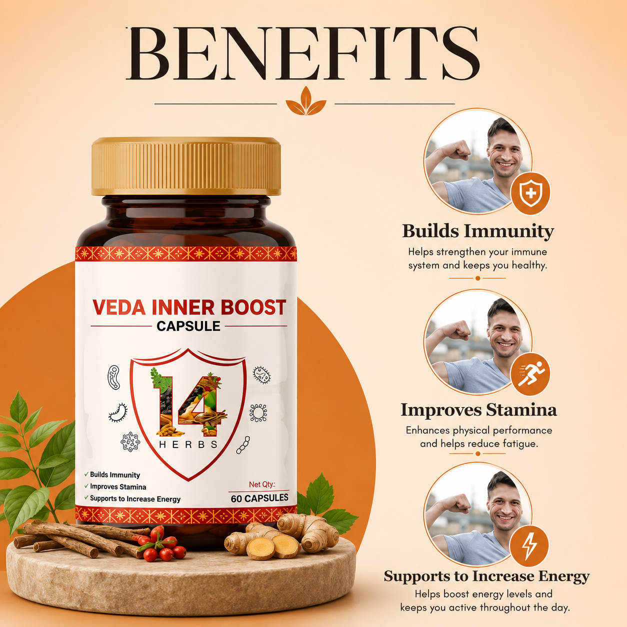 Veda Inner Boost Capsule - Ayurvedic Immunity Booster