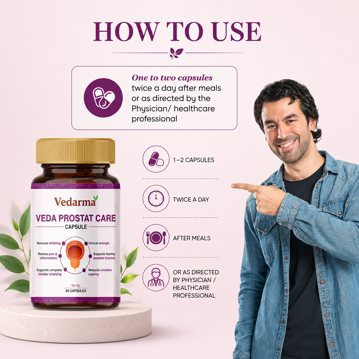 Veda Prostat Care Capsule – Ayurvedic Medicine for Prostate