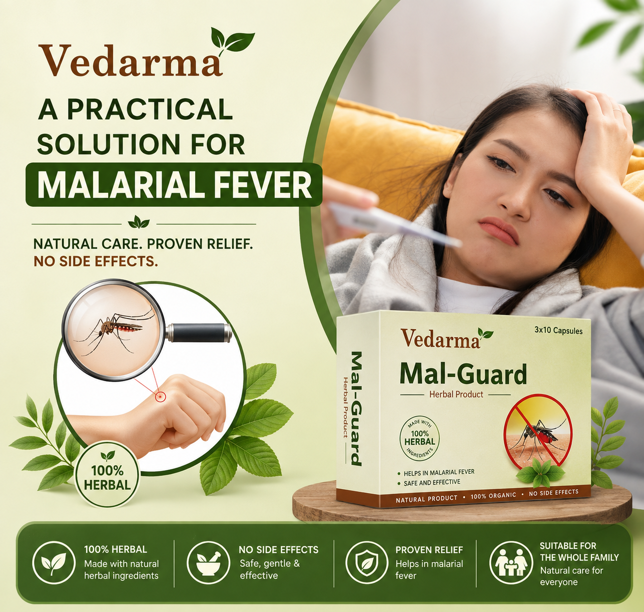 Mal Guard Herbal Product For Malarial Fever