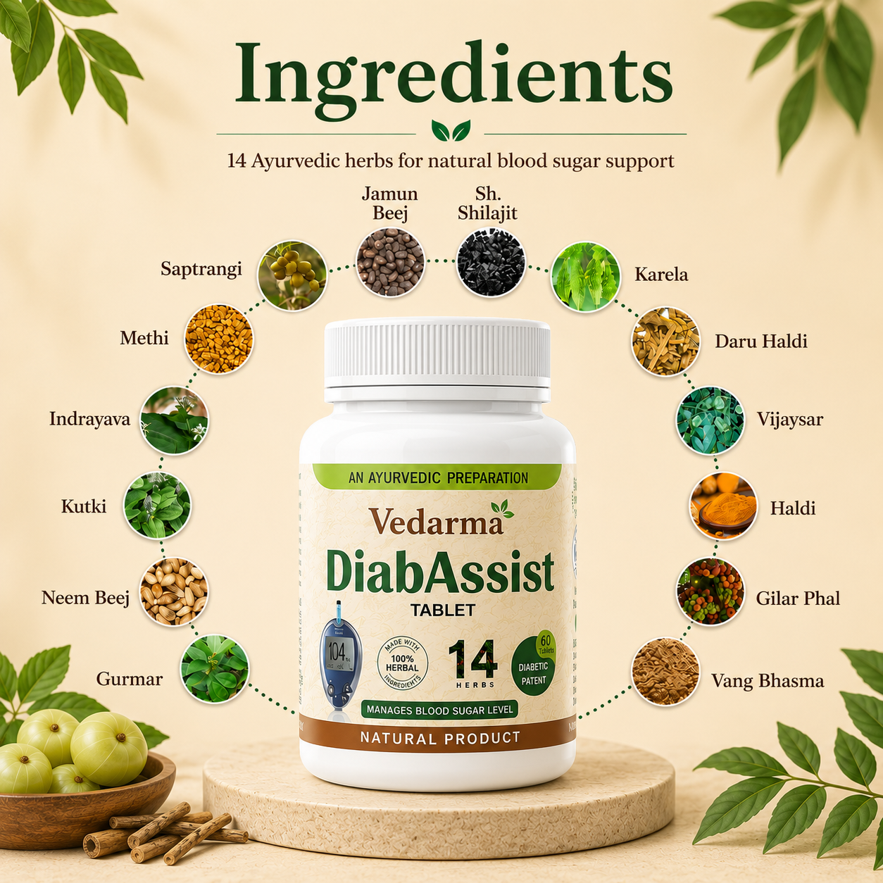 Diabassist Tablets Control Blood Sugar Naturally