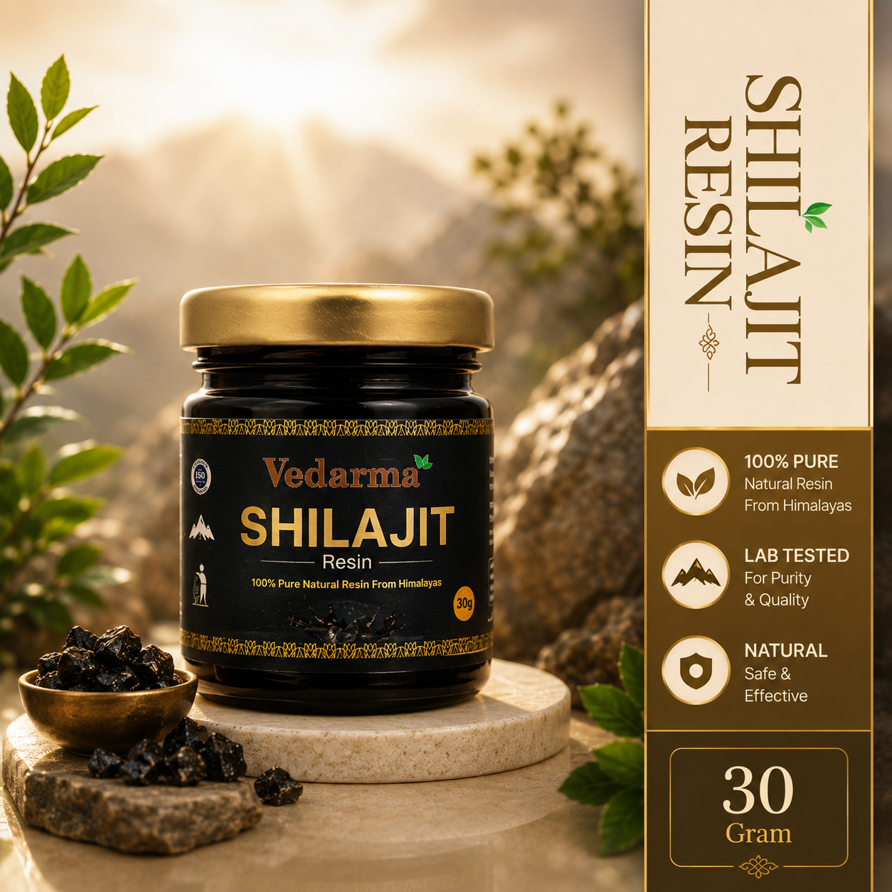 Shilajit Resin - Pure Himalayan Shilajit/Shilajeet Resin