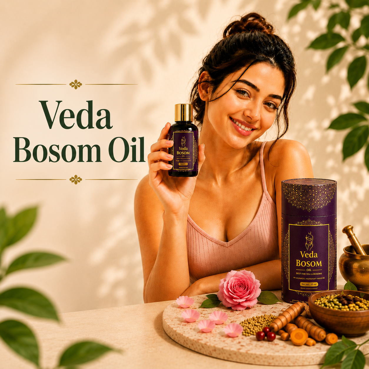 Veda Bosom Ayurvedic Breast Massage Oil