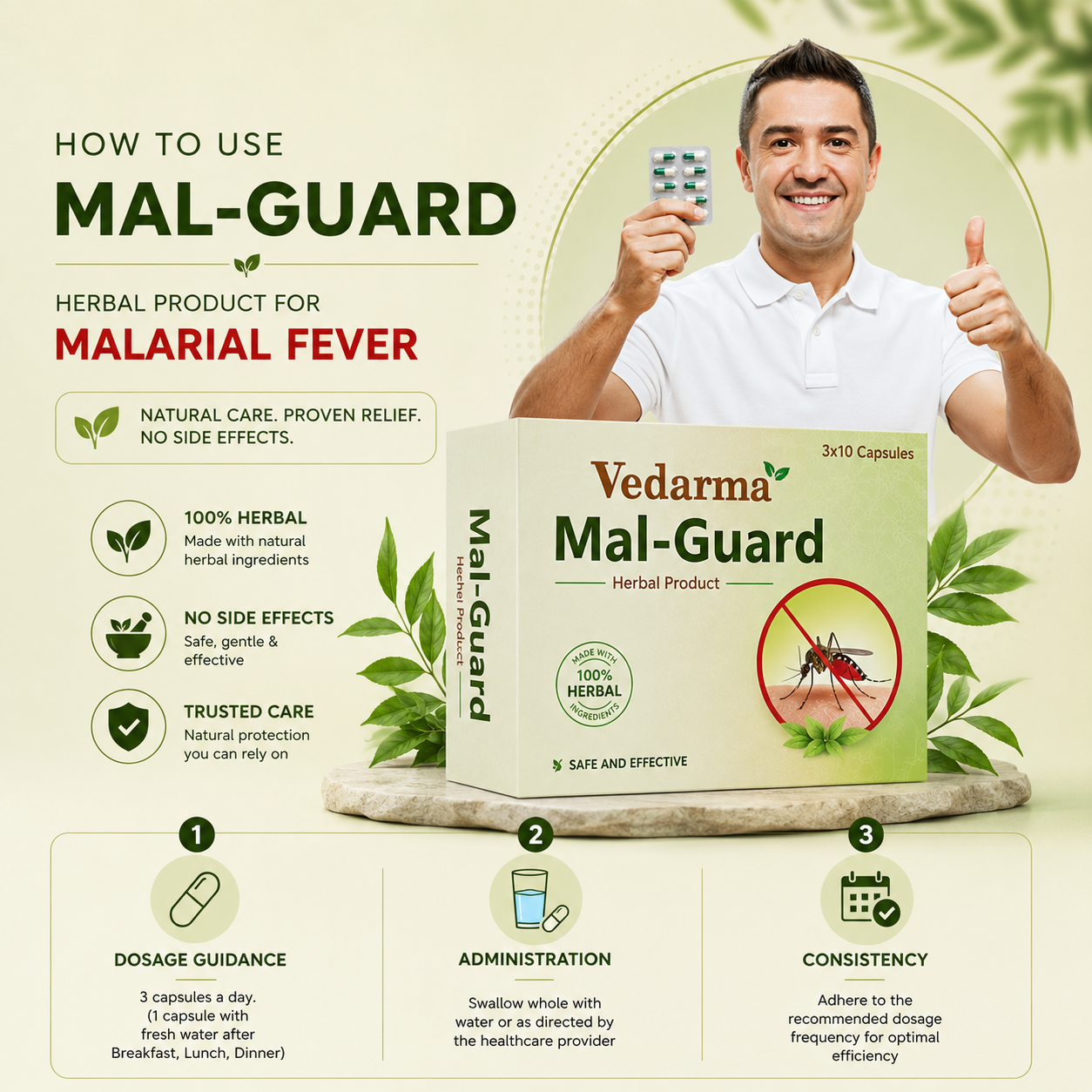 Mal Guard Herbal Product For Malarial Fever