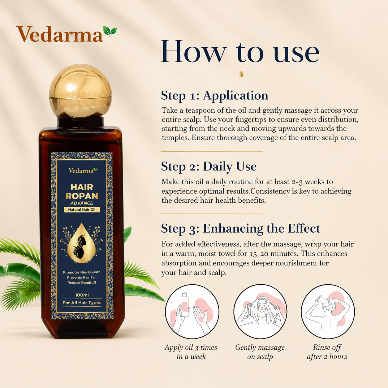 Hair Ropan Ayurvedic Hair Oil For Hair Growth Old