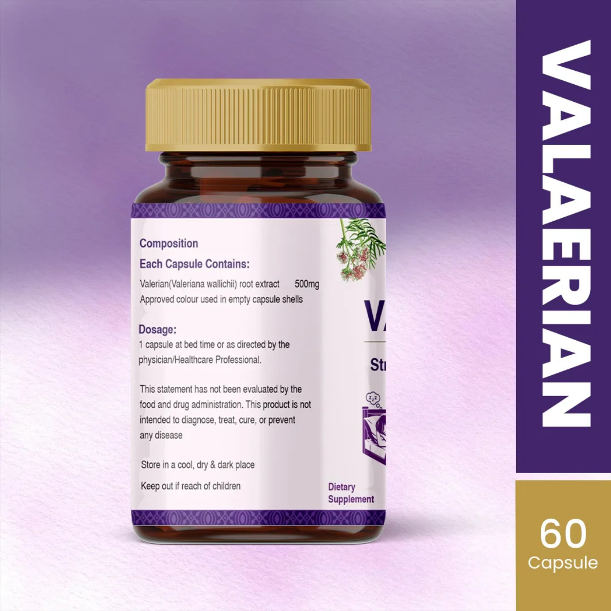 Valerian Capsule - Natural Sleep Support and Stress Relief