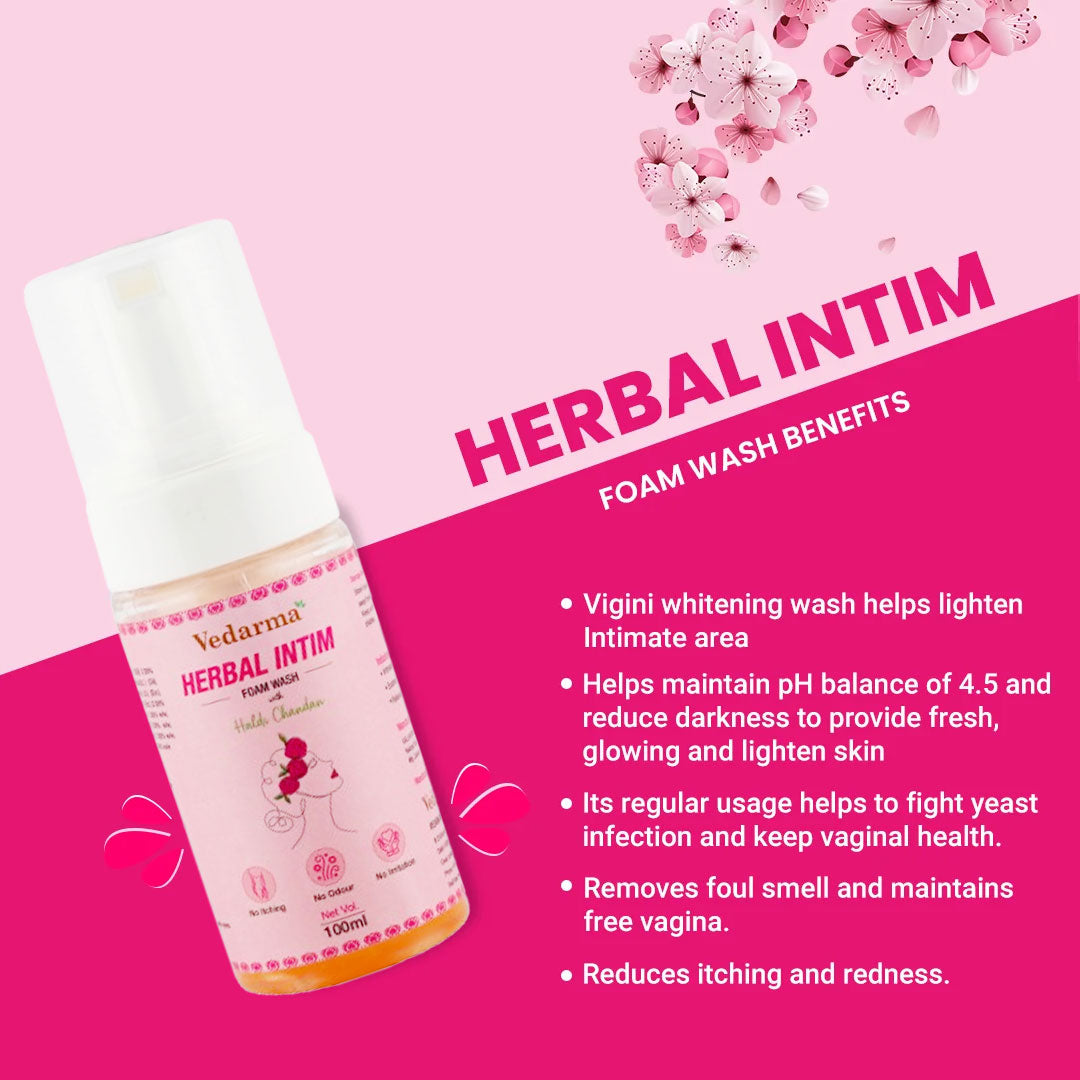 Herbal Intim foam Wash Ayurvedic Intimate Wash