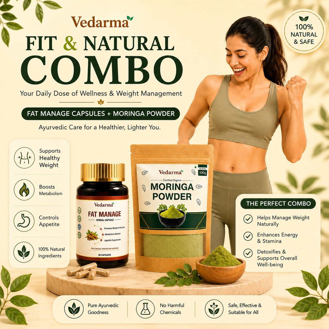 Fat Manage + Moringa Powder