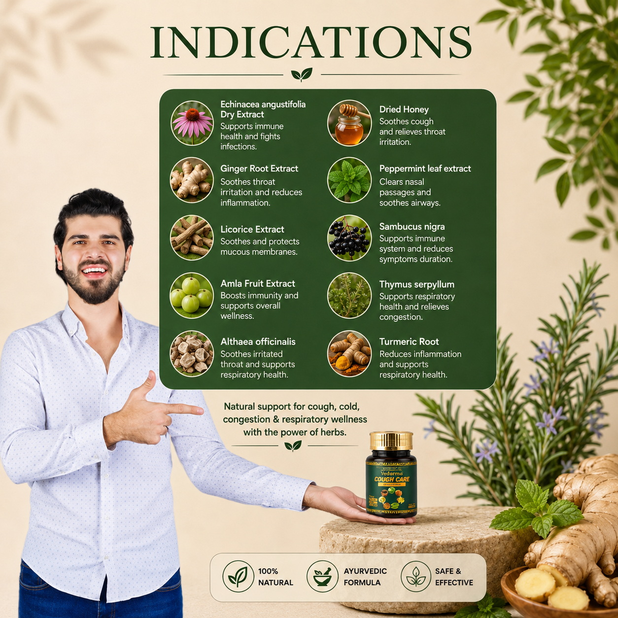 Colkuf Care Chewable Tablets - Relief from Cough and Sore throat