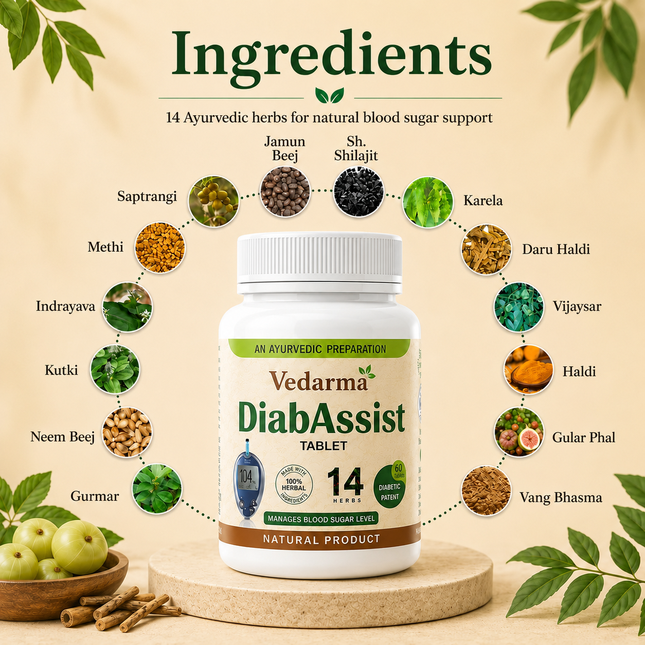 Diabassist Tablets Control Blood Sugar Naturally