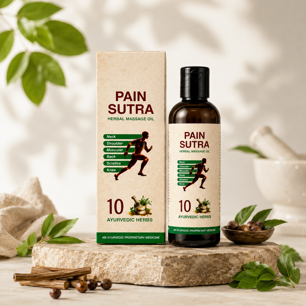 Pain Sutra Ayurvedic Pain Relief Oil Natural Pain Relief Solution