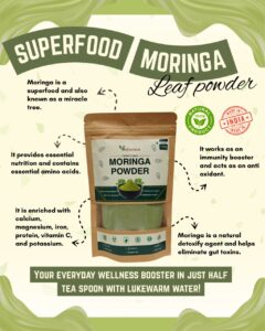 Know About Moringa Powder Natural Green Superfood