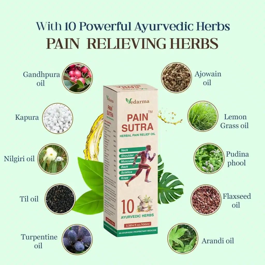 Vedarma Pain Sutra Ayurvedic Pain Relief Oil